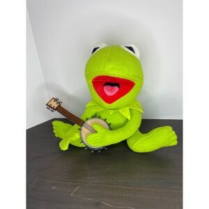 Kermit the Frog Muppets Plush Toy 7.5" Green Banjo Disney Kidrobot Collectible